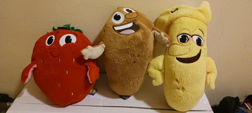 Образователно кученце Fisher price и плодове и зеленчуци плюшени