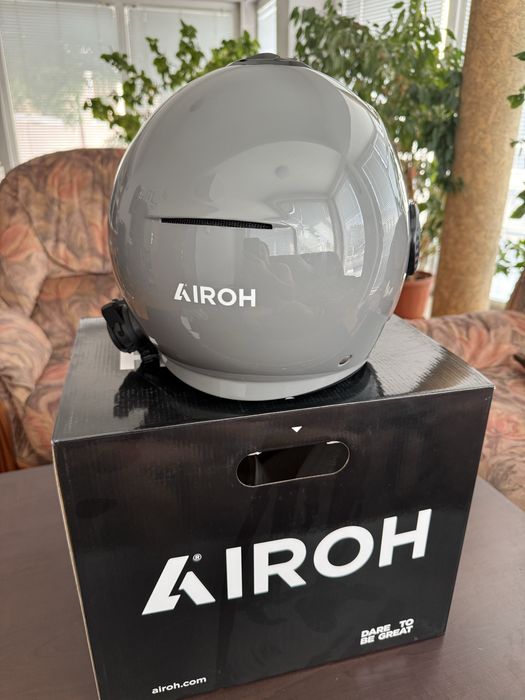 Каска AIROH Helyos dark grey S 2бр