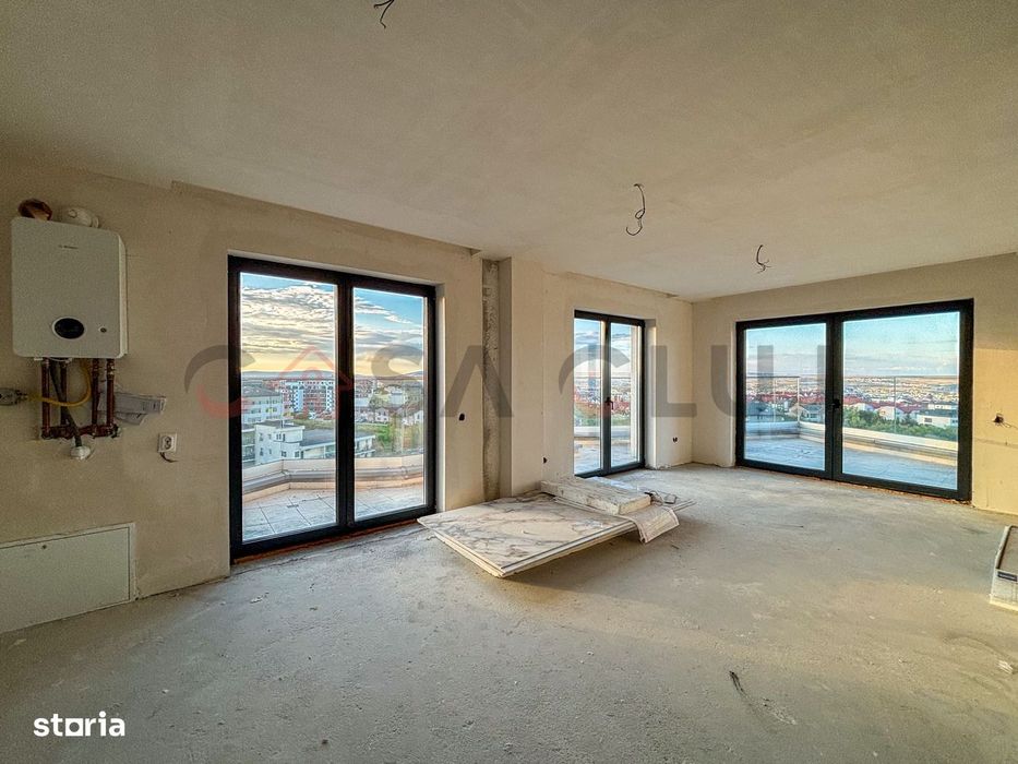 Penthouse Semifinisat - Bloc Nou - Terasa panoramica - Buna Ziua