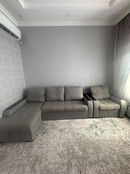 Серый диван 3метра