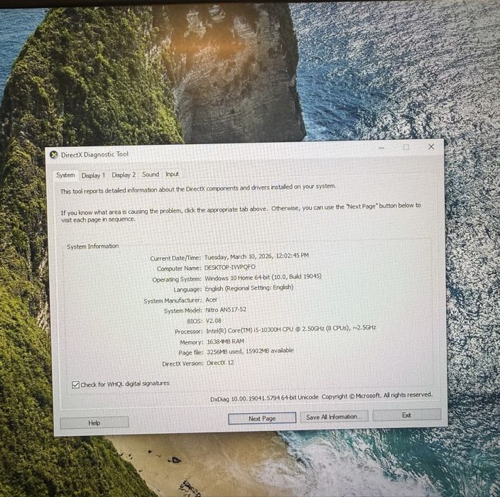 NDP Amanet Braila Laptop Acer Nitro An517-52(50921)