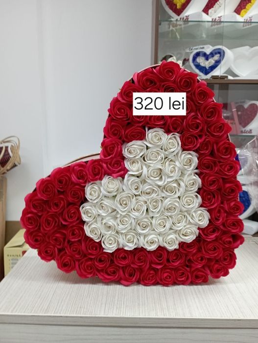 Aranjamente in forma de inima  pentru Valentine s Day