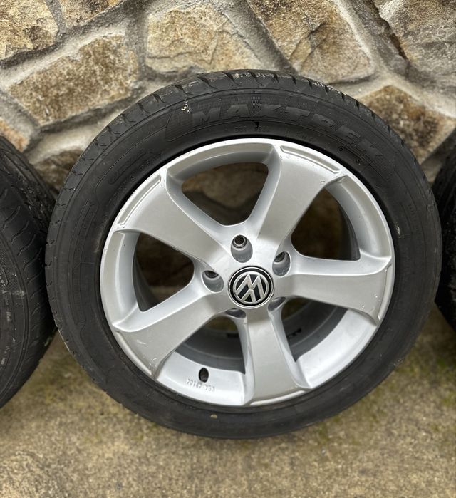 Джанти с гуми 16 цола / VW / Audi / Skoda / Seat/195 55 16 лети джанти