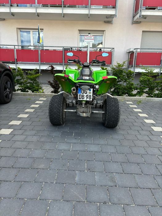 Kawasaki KFX 700, 2006 Verde,15.000 km