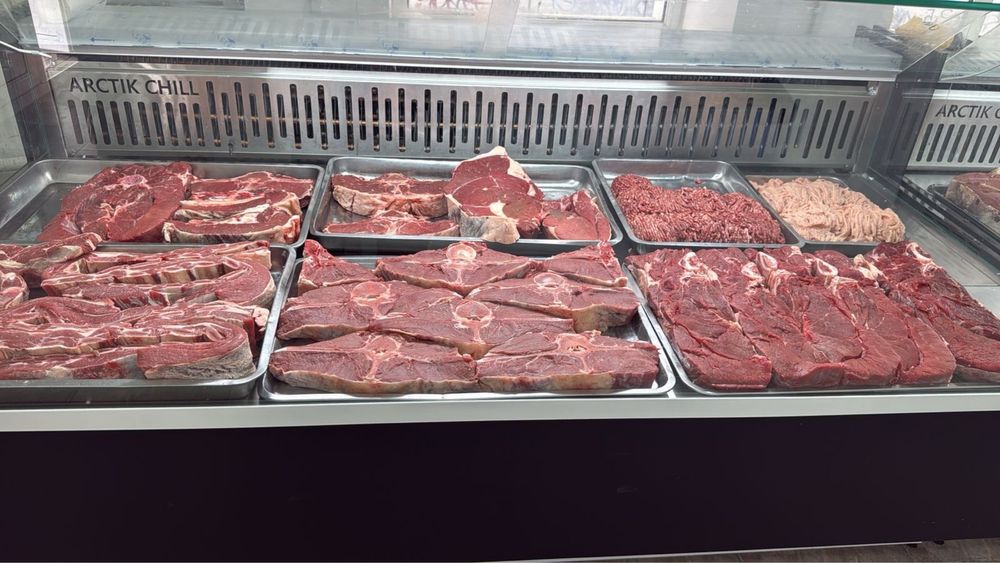 Витрины для мяса шашлыка