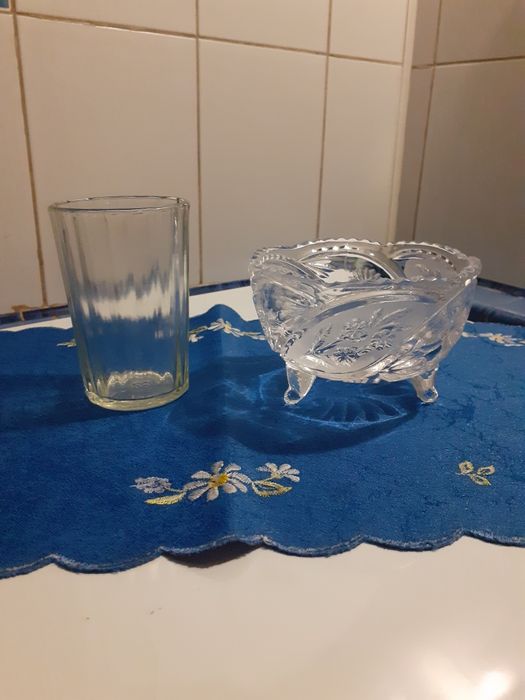 Хрустальные вазочки конфетницы 2 шт