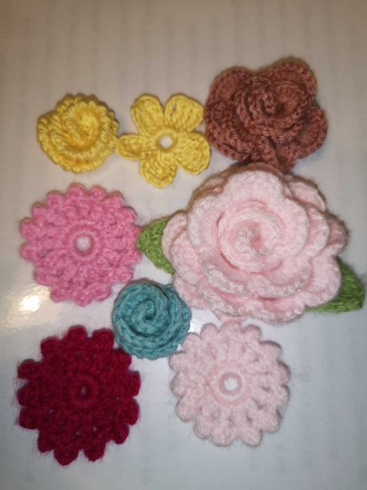 Плетени цветя,мотиви,заготовки,плетиво