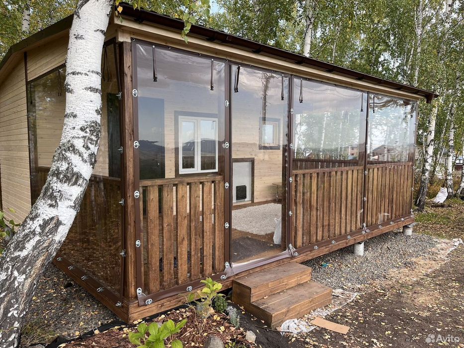 Прозрачная мягкое окно. Пвх плёнка .Гибкие окна