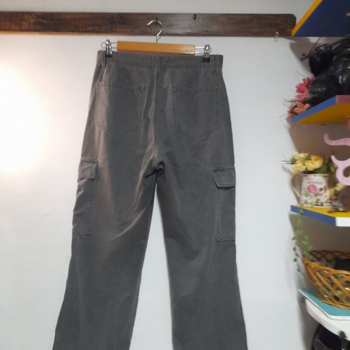 Pantaloni Cargo Gri STR (Stradivarius)  antracit Talie 42  Croială Dr