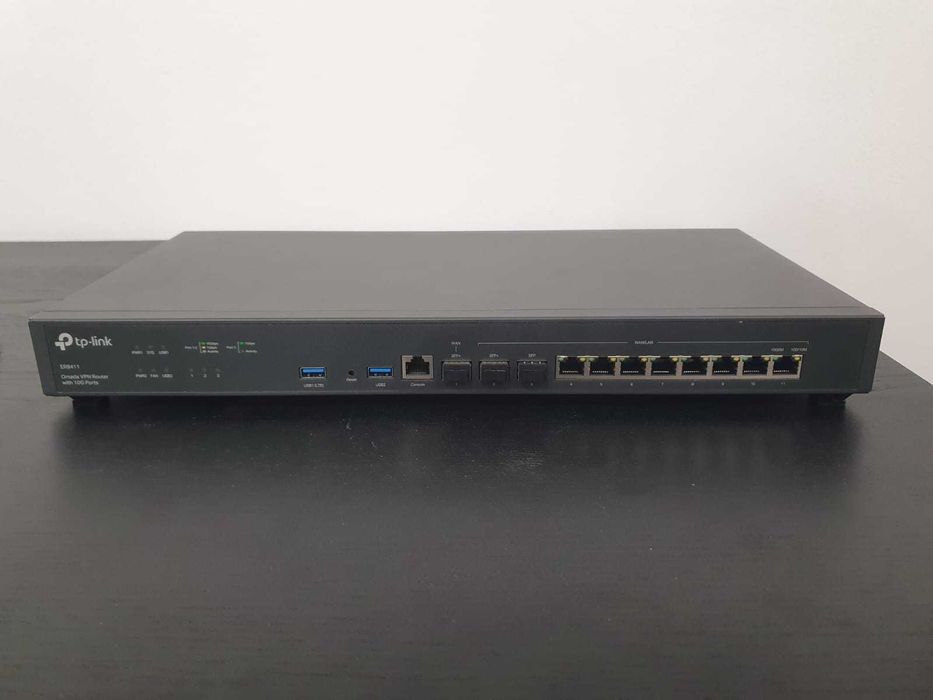 Router 8 porturi TP-Link Omada ER8411, 10 Gbps, 3 SFP