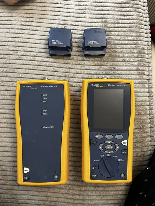 Fluke Networks DTX-1800 CableAnalyzer si SmartRemote