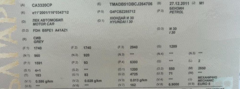 Hyundai I30 1.6i 125 ph   бензин на части