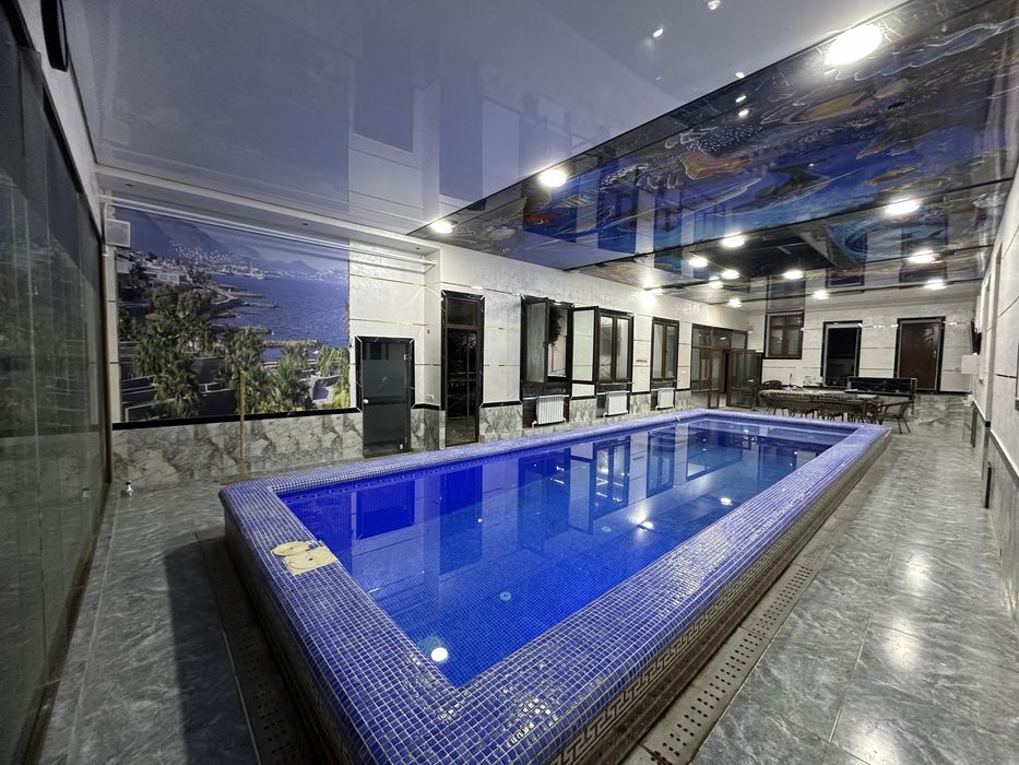 Сауна ,бассейин,биляард,плестешшин соати 300000 сумдан 8 кишигачам