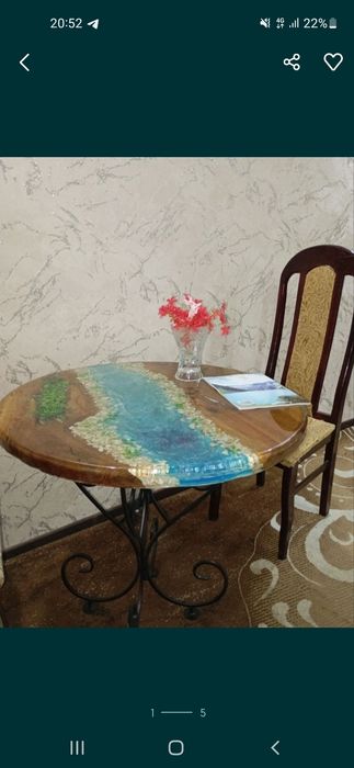 Epoksid stol, zakazga