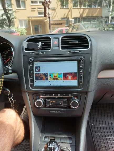 Navigatie GPS Android VW Volkswagen SEAT SKODA Ecran QLed CarPlay DSP