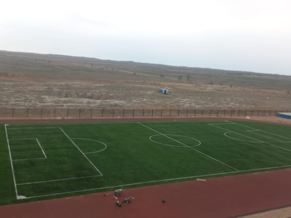 Монтаж искусственный газон