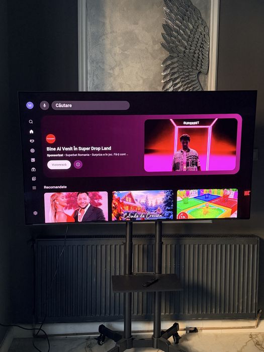 Televizor Smart OLED Samsung 65S90F, 163 cm, Ultra HD 4K, Clasa F