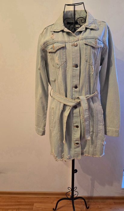 Geaca blugi lunga Zara