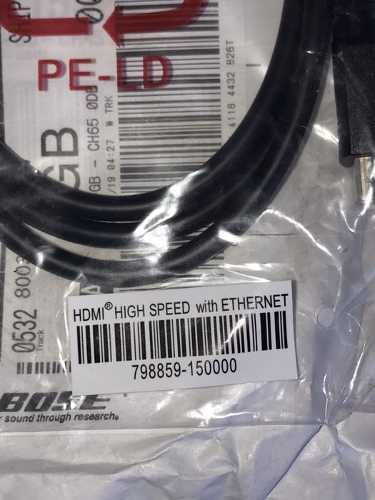 SIGILAT, BOSE: Cablu premium HDMI original