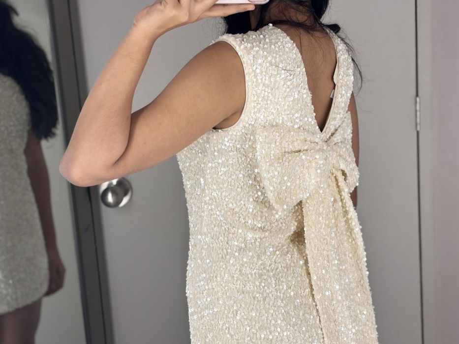 платье H&M белое