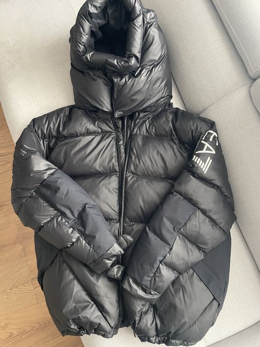 Мъжко яке EMPORIO ARMANI black puffer JACKET  Size L ! ОРИГИНАЛ!