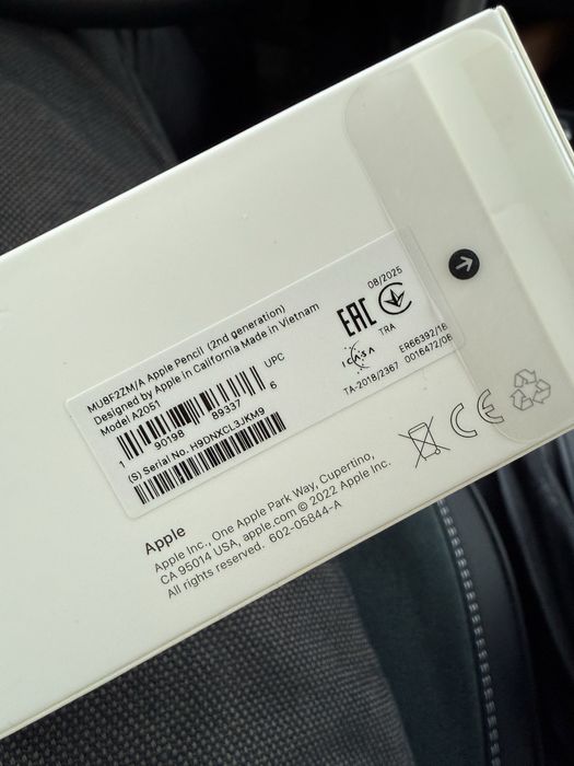 Стилус Apple pencil gen2