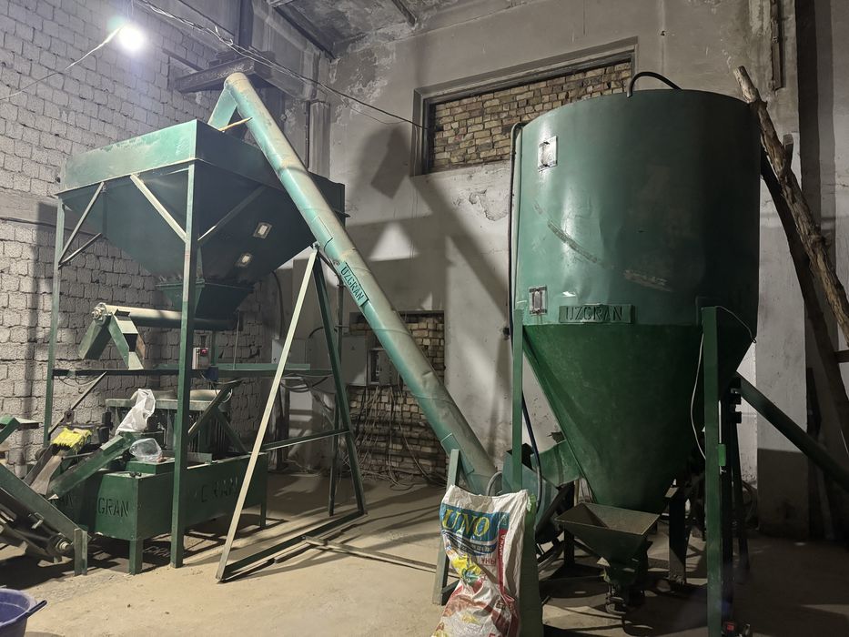 Granula yem ishab chiqariluvchi tayyor beznes sotiladi