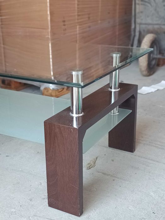 Холна маса стъкло пдч венге 150/60/45см