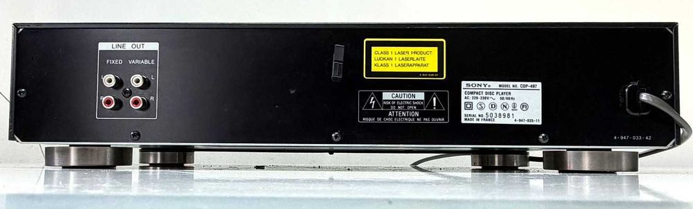 sony cdp 497 cd player pentru amplificator
