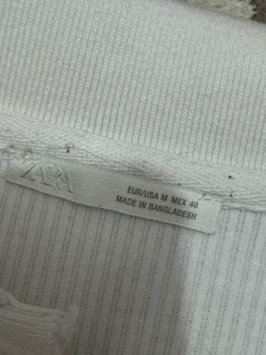 Тениска белая zara