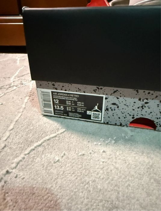 Jordan 4 Fire Red 2020 Marimea 46