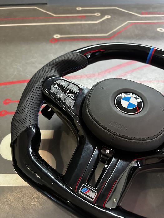 Volan BMW - Piano Black - Custom - Seria G - TJA - Incalzire - Vibro