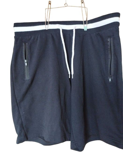 Мъжки къси панталони H&M, 100% памук, Черни, L