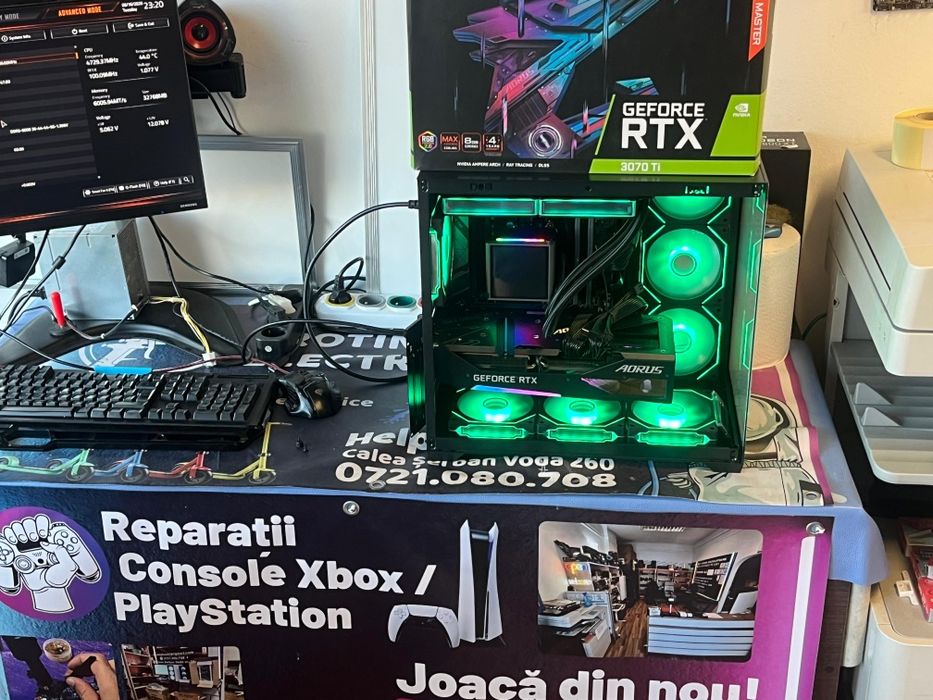 PC Ursul Negru X3D | Ryzen 7 9800X3D | RTX 3070ti Master | 32 GB 6000MHz