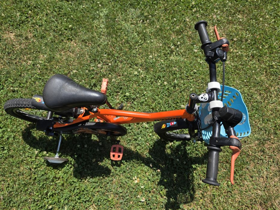 BICICLETĂ - 16 inch - B-twin ROBOT 500  4-6 ANI