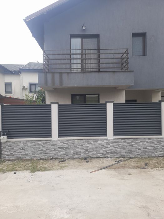 Construim garduri stil jaluzele șipcă metalică tablă cutata
