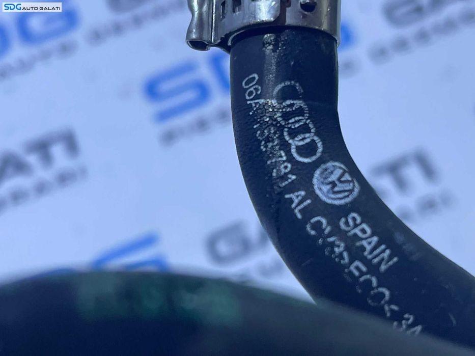 Furtun Furtunuri Conducta Conducte Teava Tevi Vacuum Aer Combustibil Benzina Volkswagen Golf 4 1.8 T ARZ AUM AUQ 1998 - 2006 Cod 06A145691BB 06A145718H