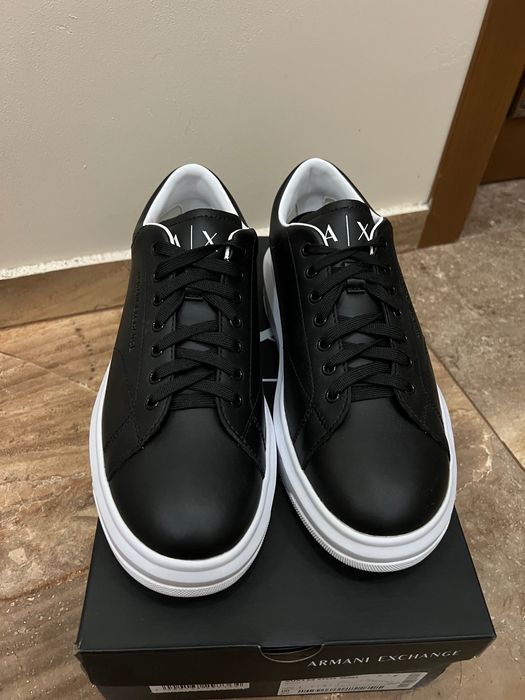 Кожени маратонки Armani Exchange