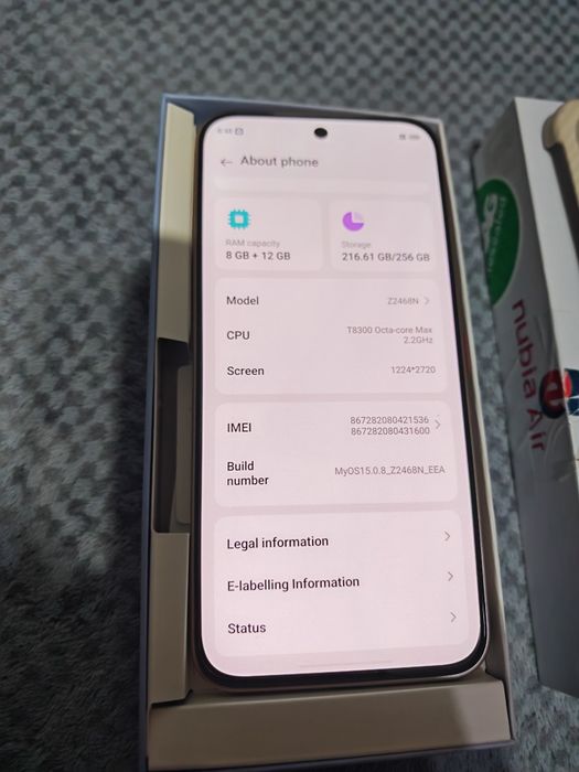 Oferta! Nubia air 256gb