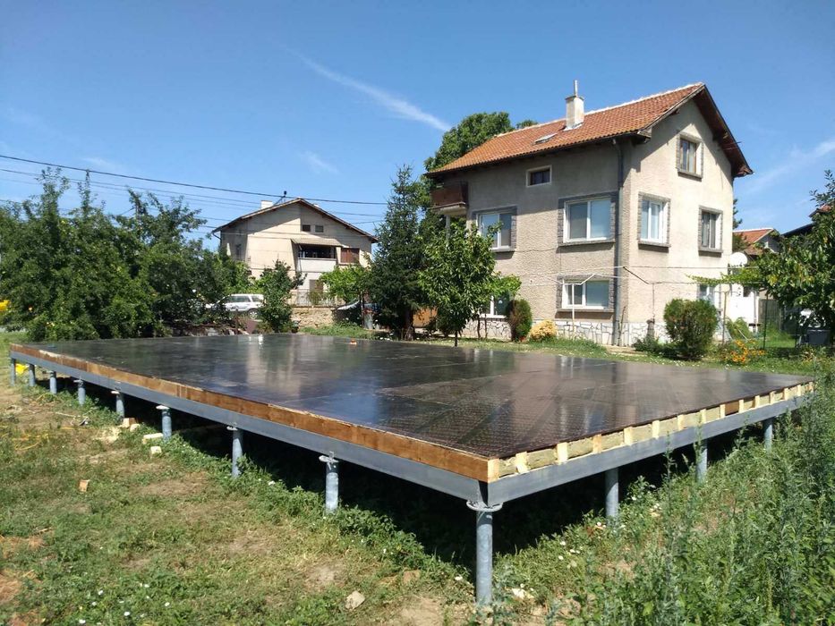 Piloni șurub fundație rapidă și economică