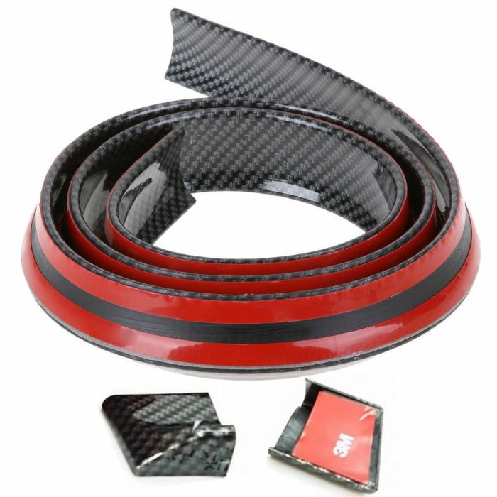 Лип Спойлер SAMURAI за заден капак, ЧЕРЕН, КАРБОН