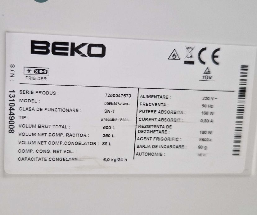 Manere, rafturi, piese combina beko