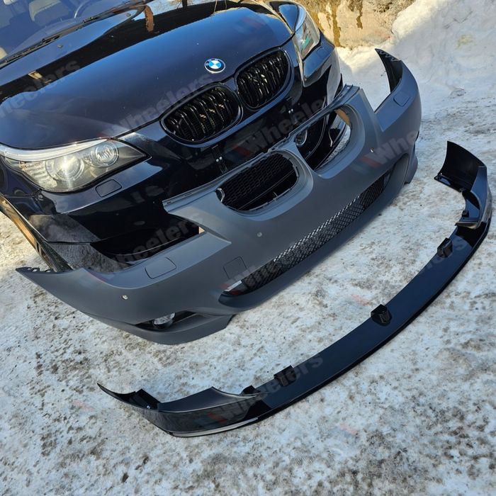 Губа М бампер Е60 сплиттер накладка