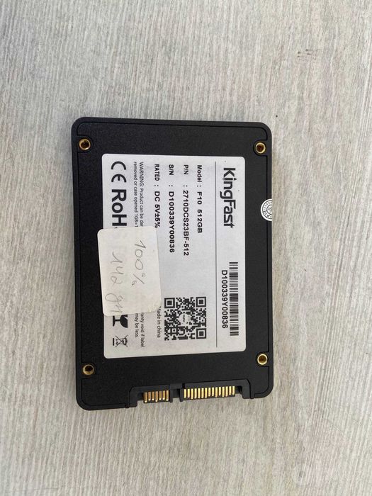 Быстрый SSD-накопитель KingFast F10 2.5" 512GB