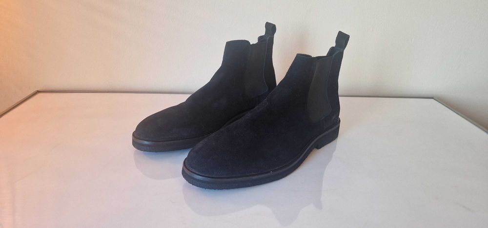 Обувки от кожа и велур - номер 47-48