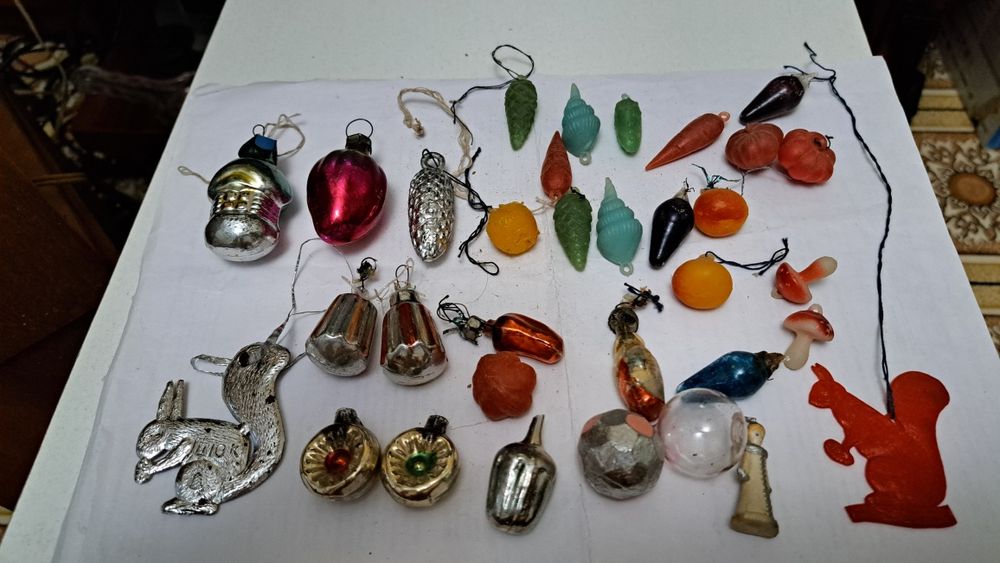 Ёлочные  игрушки  из СССР