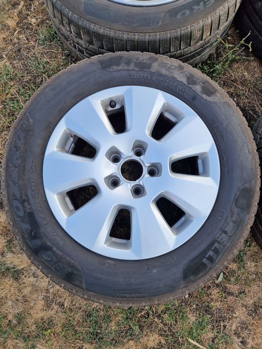 5x112 16 цола оригинални джанти AUDI A6 със зимни гуми 225/60R16
