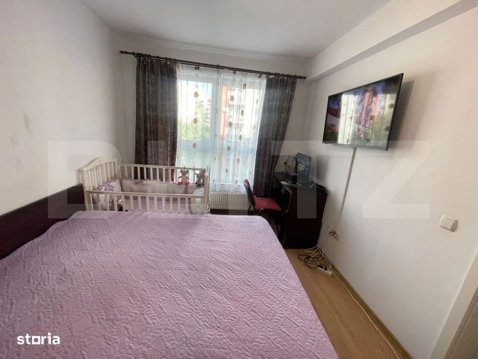 Apartament 2 camere de vanzare, 48 mp, mobilat si utilat, zona Avangar — fotografia 3