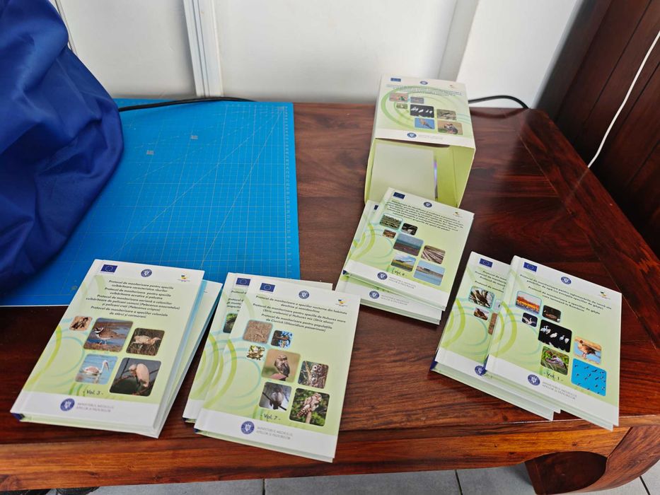 Set carti Protocoale monitorizare păsări de interes comunitar România