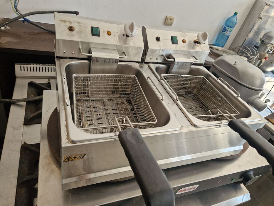 Aparat curatat cartofi, Grill gaz sau electric de banc la 380v, neted